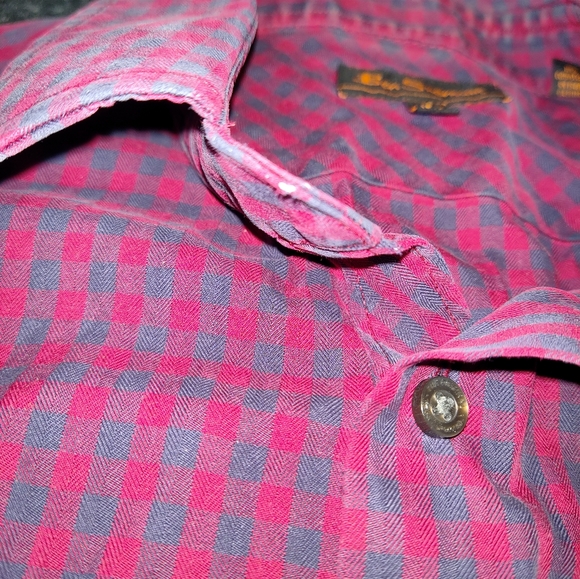 Ben Sherman Long Sleeve Button Down Gingham Shirt - Picture 4 of 10